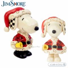 WVA Xk[s[T^ ~j NX}X s[ibc 6002778 Snoopy Santa Mini Fig Peanuts Jim Shore 