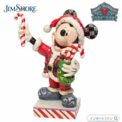 WVA ~bL[ T^N[X LfB[ NX}X fBYj[ 6007068 Santa Mickey w/Candy Canes Disney Jim Shore 