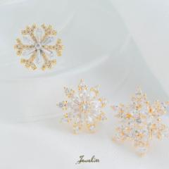 Jeweliss 3ނIׂ ̌ Xm[t[N Snowflake ~ju[` su[` ob` ANZT[ Zj[ ̓ Mt