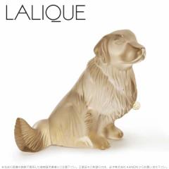 bN  S[fgo[ S[h 10520300 Lalique Golden Retriever Sculpture Gold Luster 