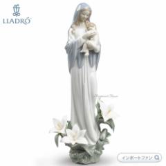 h Ȃ }A 01008322 LLADRO MADONNA OF THE FLOWERS