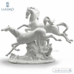 h 삯n zCg E}  x u 01008682 LLADRO Horses Galloping Mtg v[g 