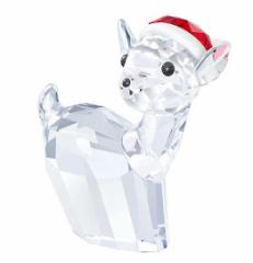 XtXL[ WJƃT^nbg 5135853 Swarovski Doe with Santas Hat 