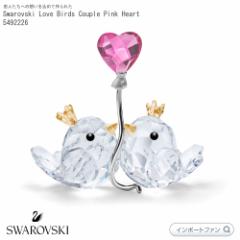 XtXL[ ̗l uo[h sN n[g  v[g u Swarovski Love Birds Couple Pink Heart 5492226 Swarovski