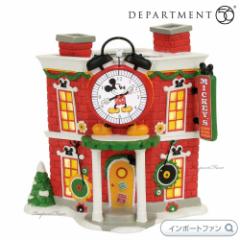 Department 56 ~bL[̖ڊo܂vVbv ~bL[}EX ~bL[̃NX}XBbW 4057261 Disney Christmas Village Mick