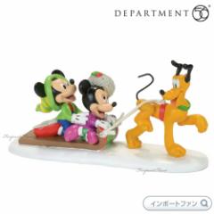 Department 56 v[g̃g{K Ch ~bL[}EX NX}XrbW 4057263 Disney Plutoes Toboggan Ride Christmas Villag