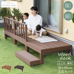 �l�H�� �E�b�h�f�b�L 90�~60cm 3�_�Z�b�g ����28cm ��� diy WPC ���� ��� ���� �E�b�h�e���X  �K�[�f�� �K�[�f�j���O �f�b�L �����b�N