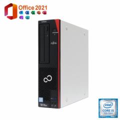 富士通 D587 日本製PC 中古デスクトップパソコン MS Office 2021搭載