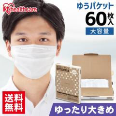 マスク アイリスオーヤマ 大きめ プリーツマスク ゆったり大きめサイズ 60枚入 APN-60LLW アイリスオーヤマ プリーツ マスク ゆったり 大