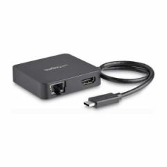 DKT30CHD StarTech [USB Type-C }`|[gA_v^ 1x4KΉHDMI 1xMKrbgC[Tlbg(GbE) 1xUSB Type-C 1xUSB-A]