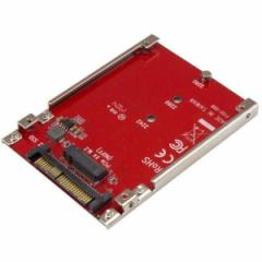 U2M2E125 bh StarTech [M.2hCu - U.2 (SFF-8639) A_v^ M.2 PCIe NVMe SSDΉ]