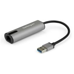 US2GA30 �u���b�N & �X�y�[�X�O���[ USB Type-A �L��LAN�A�_�v�^ 2.5GBASE-T�Ή� USB-A-2.5�M�K�r�b�gEthernet�ϊ�NIC StarTech
