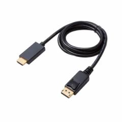 CAC-DPHDMI10BK ELECOM [DisplayPortpHDMIϊP[u] [J[