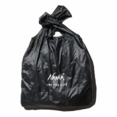 iK |Pb^uGRobO ubN NANGA POCKETABLE ECO BAG(LIVE THE LIFE) - BLK NA2253-3A205 N1ELBK93 NANGA