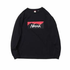 iK TVc ECO HYBRID BOX LOGO L/S TEE BLK M NW2311-1G299 N0000023 NANGA