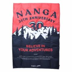 NANGA 30TH ANNIVERSARY DOWN BLANKET SINGLE RED~BLK SINGLE NG2443-4A006-A N0003100 30thAjo[T[ VO NANGA