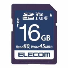 ELECOM MF-FS016GU13V3R SDHCJ[h f[^T[rXt rfIXs[hNXΉ UHS-I U3 80MB s 16GB 