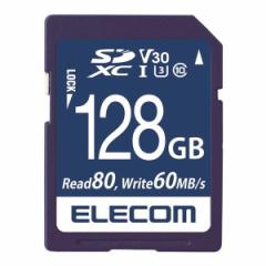 ELECOM MF-FS128GU13V3R SDXCJ[h f[^T[rXt rfIXs[hNXΉ UHS-I U3 80MB s 128GB 