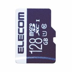 ELECOM MF-MS128GU11R MicroSDXCJ[h f[^T[rXt UHS-I U1 45MB s 128GB