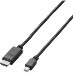 ELECOM AD-MDPHDMI30BK ubN [Mini DisplayPort-HDMIϊP[u 3.0m]