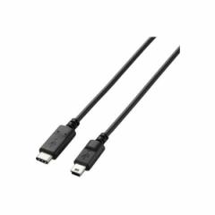 ELECOM U2C-CMB10NBK USB2.0P[u C-microB^Cv Fؕi 3Ao 1.0m ubN