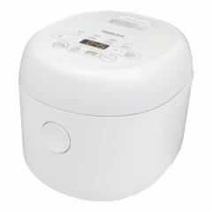 炊飯器 3合炊き マイコン炊飯器 山善 YJR-DM051-W