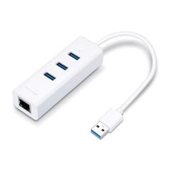 TP-LINK UE330 [USB3.0�Ή� Giga �L��LAN�A�_�v�^+USB3.0 �n�u 3�|�[�g]