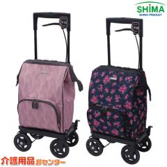ショッピングカート 島製作所 メロディ プリモグランデ(右用・左用) 4輪 折りたたみ オシャレ 横押し 軽量 買い物 保冷 キ
