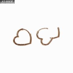 ph sAX PANDORA Asymmetrical Heart Hoop Earring 14k[YS[h fB[XANZT[