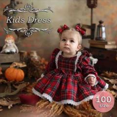 �y�݌Ɍ���z�N���X�}�X ���̎q �����s�[�X �h���X �[Ver2�[ 3�΁`4�� �`�F�b�N�� ���{�� �q���h���X �K�[���Y �L�b�Y ���\�� ������ �q