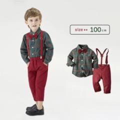 �y�݌Ɍ���z�N���X�}�X �j�̎q �T�X�y���_�[ �㉺�Z�b�g 3�΁`4�� �`�F�b�N�� ���l�N�^�C �q�� �{�[�C�Y �L�b�Y ���\�� ������ �q���� 