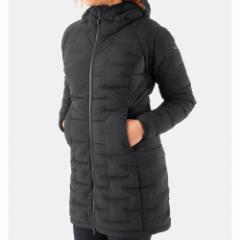 Rab u fB[X Lrbg Xgb` _Ep[J[ Cubit Stretch Down Parka Wmns QDB41-Ebony