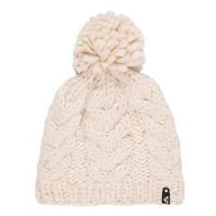 ROXY ���L�V�[ �r�[�j�[ ���f�B�[�X �P�[�u���҂݃r�[�j�[ �|���|�� WINTER BEANIE ERJHA04160-WCF0