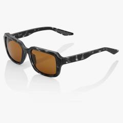 100% �����n���h���b�h �T���O���X RIDELEY Matte Black Havana 6003000004