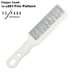 Y.S.PARK YS-s281 Fire Pattern �z���C�g Clipper Comb ���C�G�X�p�[�N �t�@�C���[�p�^�[�� �N���b�p�[�R�[�� ���{�� �v���t�F�b�V���i��
