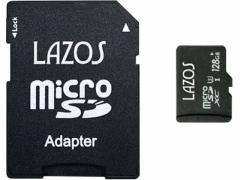 Lazos microSDXC[J[h 128GB L-B128MSD10-U3