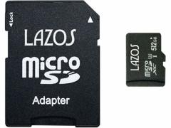 Lazos microSDXC[J[h 512GB L-B512MSD10-U3