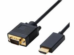 GR ϊP[u HDMI-VGA 2.0m ubN CAC-HDMIVGA20BK