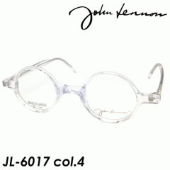 John Lennon(ジョンレノン) メガネ  JL-6017 col.4 [クリア] 42mm 日本製　MADE IN JAPAN