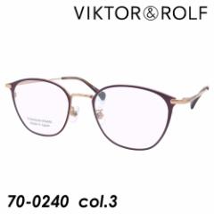 VIKTOR&ROLF(BN^[Aht) Kl 70-0240 col.3 uY/p[v 50mm TITANIUM {