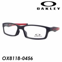 OAKLEY I[N[ Kl CROSSLINK NXN OX8118-0456 Satin Black/Red 56mm KiEۏ؏t AWAtBbg