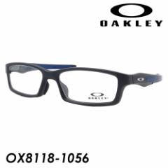 OAKLEY I[N[ Kl CROSSLINK NXN OX8118-1056 Satin Black/Navy 56mm KiEۏ؏t AWAtBbg
