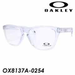 OAKLEY I[N[ Kl FROGSKINS RX A OX8137A-0254 POLISHED CLEAR 54mm tbOXL Ki/ۏ؏t