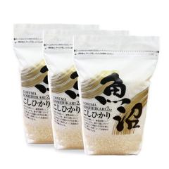 �y�V�ē��ׁz �����Y�R�V�q�J��ZIP�p�b�N 6kg �ߘa8�N�Y ���� �ۑ��ɕ֗��ȃ`���b�N�t�� 2kg x3�� ����ʓr����