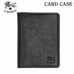 IL BISONTE Cr]e CARD CASE J[hP[X BLACK ubN BK110 SCC003 PV0005wiꕔn揜jx