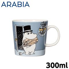 ARABIA ArA Moomin [~ }O [~pp O[ 300ml Moominpappa Grey }OJbv H