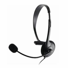 SUNEAST ヘッドセット 片耳オーバーヘッド マイク付き ブラック SE-HE001  【送料無料（一部地域除く）】