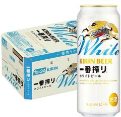 �L���� �r�[�� ��ԍ�� �z���C�g�r�[�� 500ml�~1�P�[�X/24�{