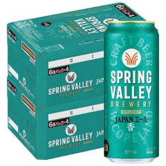 �L���� SPRING VALLEY �X�v�����O�o���[ JAPAN�G�[�� ������ 500ml�~2�P�[�X/48�{ �N���t�g�r�[��