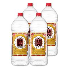 こいむぎ 25度 4L ×4本 1ケース サッポロ 麦焼酎 甲類乙類混和 【即日